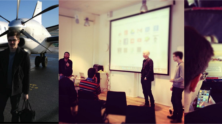 Idag har vi föreläst om UX, design och frontend-utveckling på Hyper Island