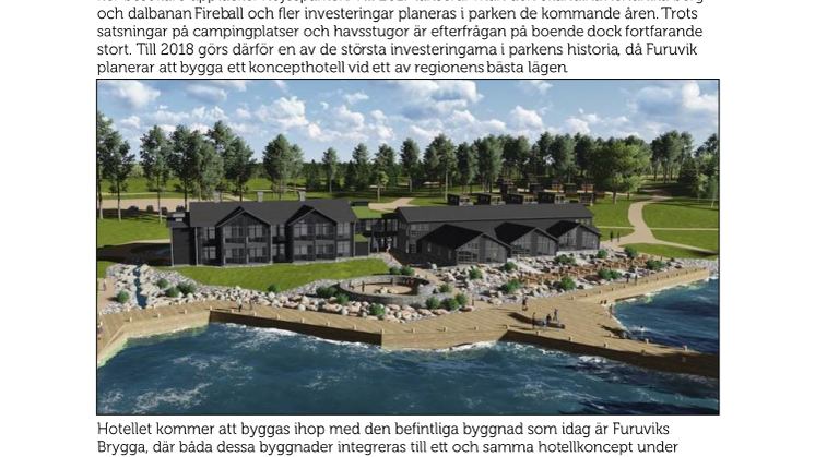 Furuvik storsatsar på nytt havshotell till 2018