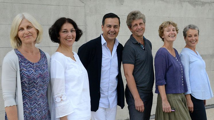 Leitungsteam des Goetheanum-Eurythmie-Ensembles (v.l.n.r.): Silke Sponheuer, Gioia Falk, Eduardo Torres, Stefan Hasler, Maren Stott und Tanja Masukowitz