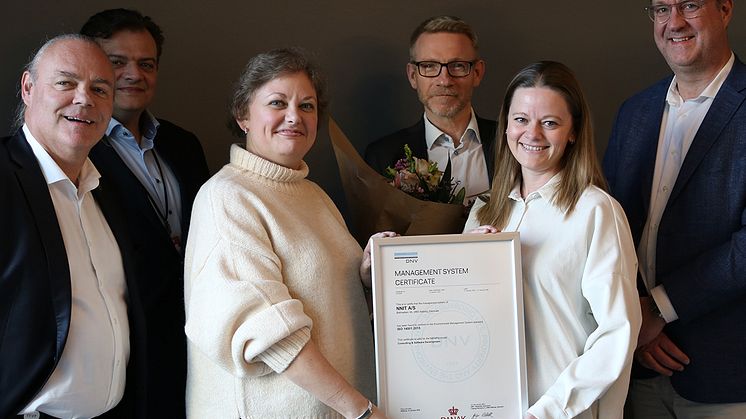 From left: Anders Vidstrup, Claus le Fevre, Trine Velling (DNV), Ricco Larsen, Sara L. Stendevad and Lars B. Petersen
