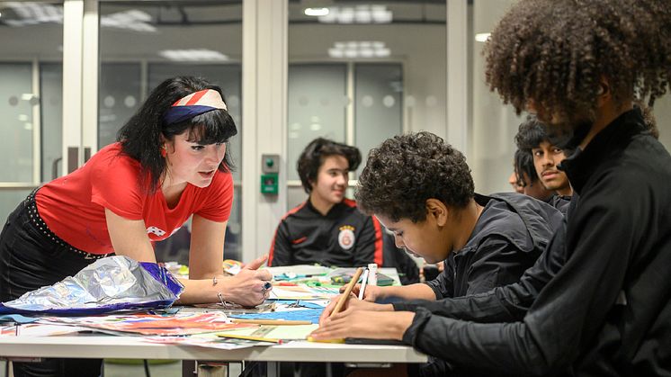 Mood boards for a mural: young local artists are designing an installation for Finsbury Park station 