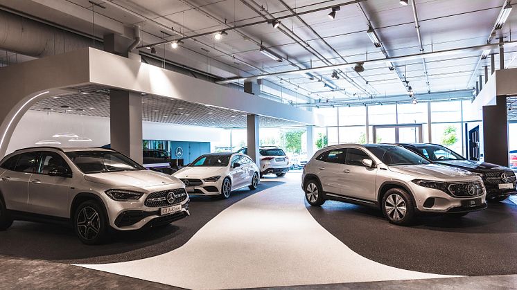 Se den nye Mercedes-Benz butikken i Bodø
