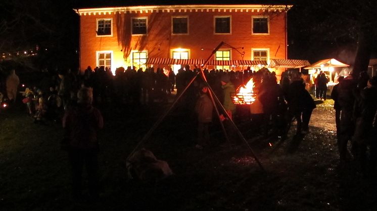 Ljus- och eldfest i Karlslund