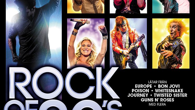 Rock of 80’s till Saab Arena, Linköping
