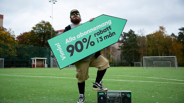 Vimla kickstartar Black month med Sign spinning