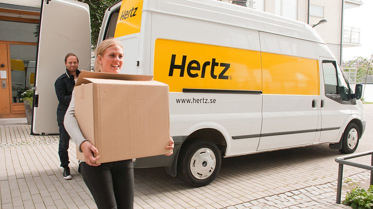 Ökat utbud av transportbilar hos Hertz