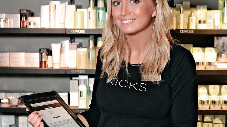 KICKS INTRODUSERER UNIK iPAD LØSNING I ALLE BUTIKKER!