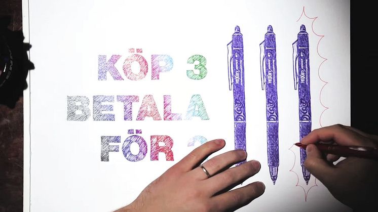 Frixion Clicker - Bläckpennan som kan sudda