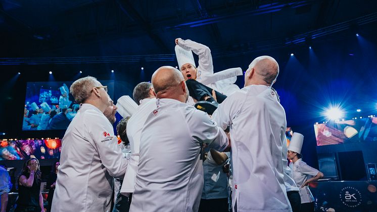 Firande av Desirée Jaks under finalen av Årets Kock 2023