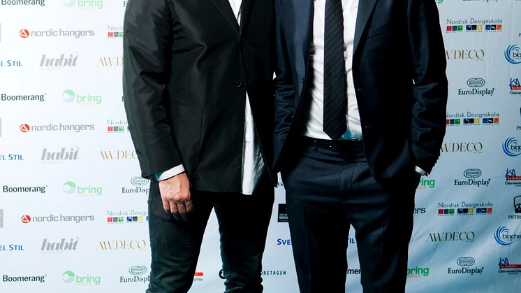 Vinnare Habits Hederspris Habit Modegalan 2012 - Jonny Johansson och Mikael Schiller, Acne