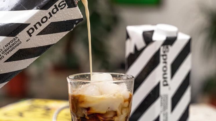 Sproud Iced  Caramel Latte