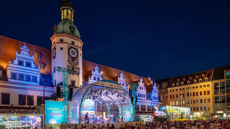 Die Leipziger Markt Musik vor der Kulisse des Alten Rathauses - Foto: Leipziger Messe GmbH / Jörg Singer 