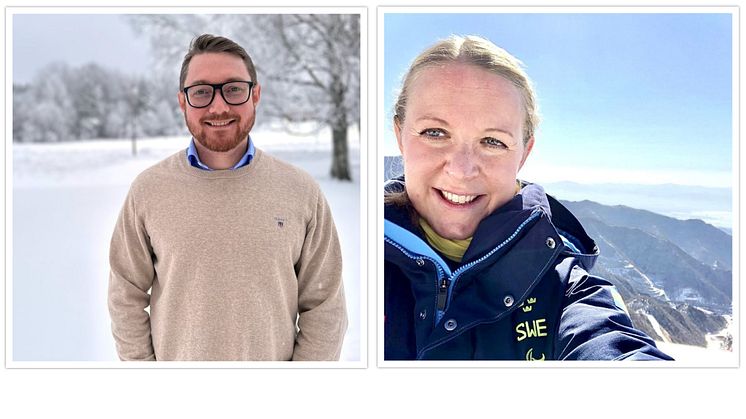 Michael Trotter och Kristina Fagher, SCIF:s unga forskarpristagare