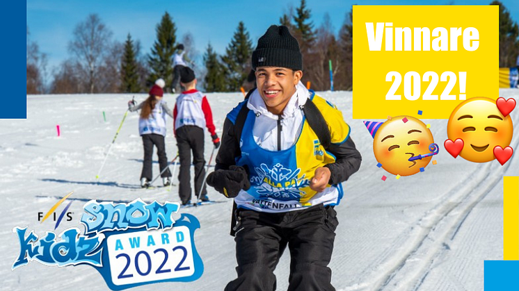 Alla på snö vinnare i FIS SnowKidz Awards för andra gången i rad. Foto: Lasse Trons 