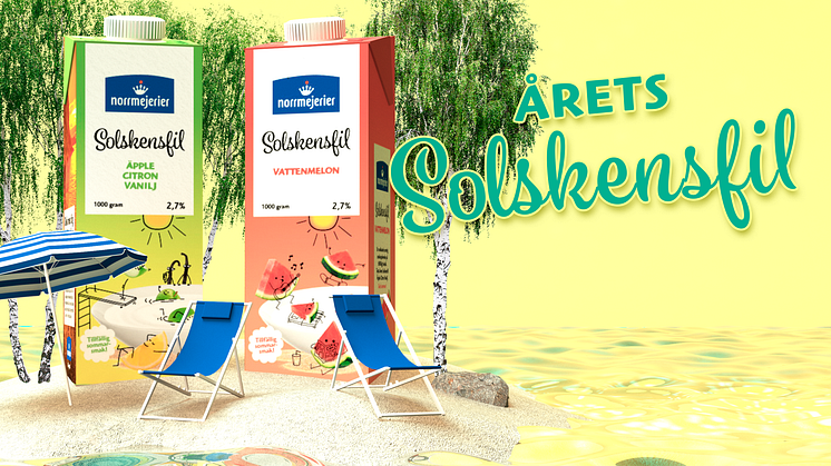 Norrmejerier presenterar årets Solskensfiler i två härliga sommarsmaker. Vilken blir din favorit?