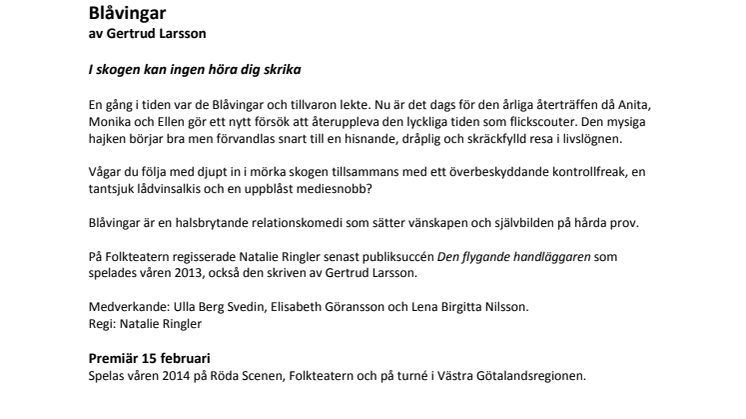 Folkteatern våren 2014