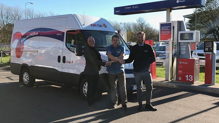 OKQ8 samarbetar med IVECO för att synliggöra fördelarna med biogas