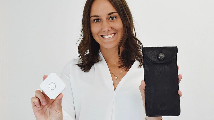 Stephanie er en smålandsk entreprenør fra Älmhult og grunnla bedriften MyPauze i 2019.
