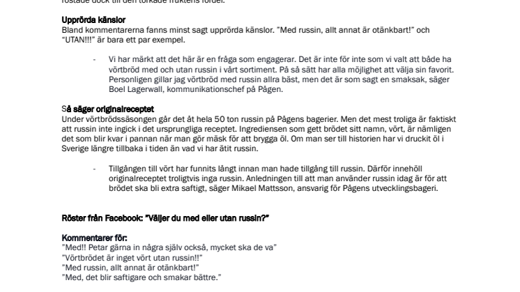 Russinfrågan som delar svenska folket