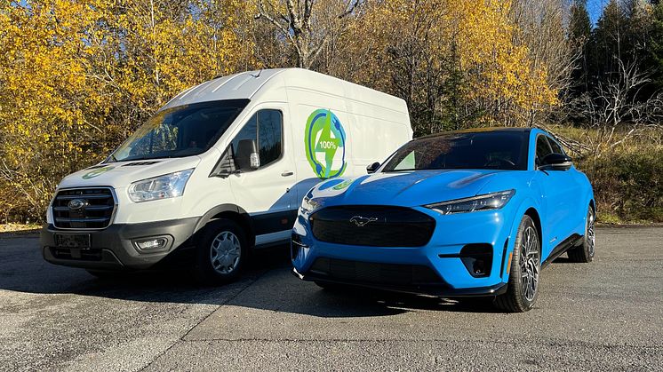 Ford Mustang Mach-E GT og Ford E-Transit 2021