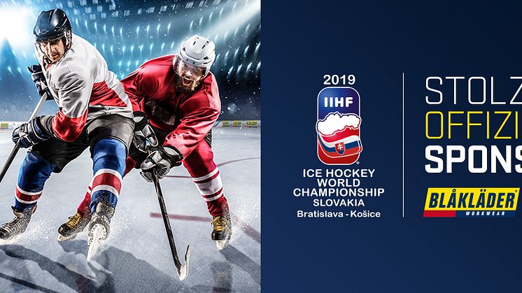 Blåkläder ist offizieller Sponsor der Eishockey WM