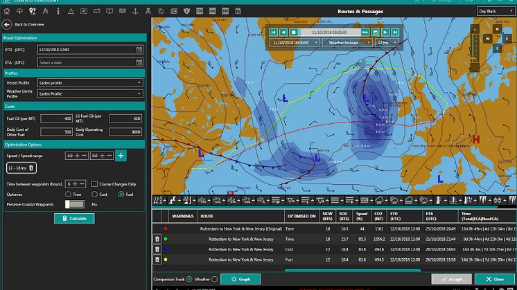 Hi-res image - ChartCo - OneOcean integration with MeteoGroup