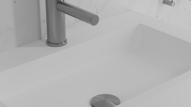 Primy Tvättställsblandare Steel Clear 10020