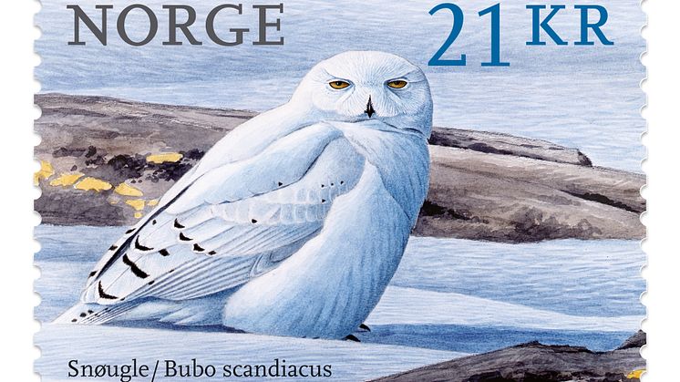 Dette er verdens vakreste frimerke. Kunstner Viggo Ree /arrangement Enzo Finger