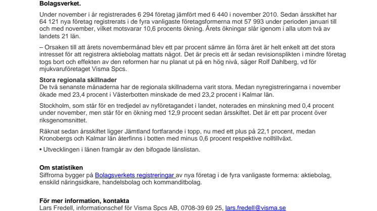Nyföretagandet mot nytt rekordår