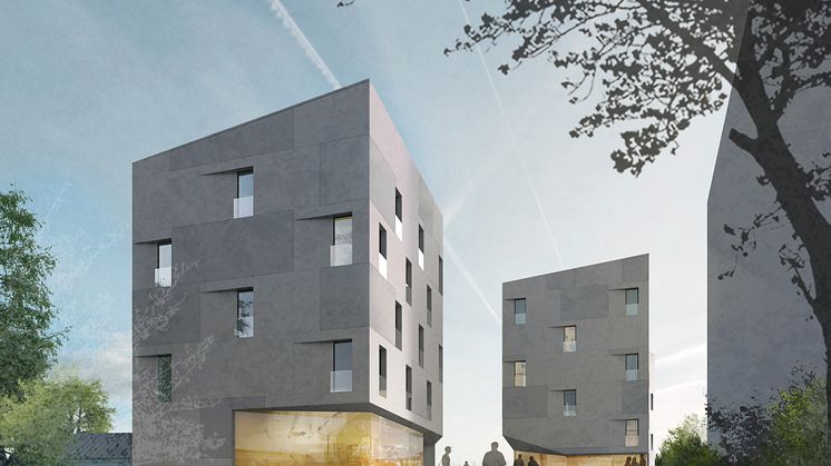 Studentbostäder, Osquldas väg, KTH