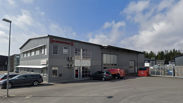 En av fastigheterna i industriportföljen, belägen i Mölnlycke.