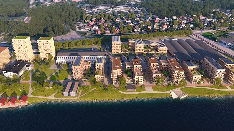 Nu finns en detaljplan för Strömpilen 1 på samråd. Området ska omvandlas till en levande stadsdel med bostäder och ytor för verksamheter samtidigt som hänsyn tas till de kulturhistoriska byggnader som finns på platsen. Illustrationen är från sökande