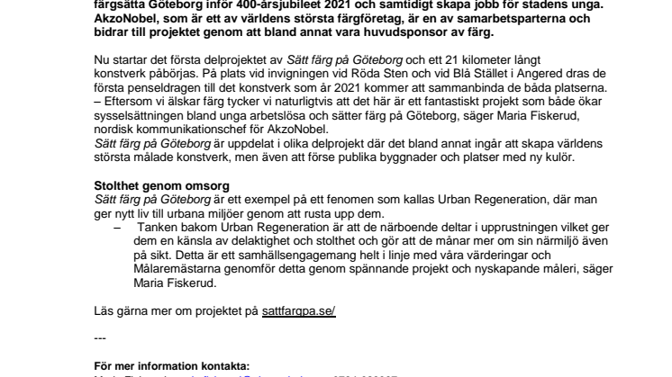 AkzoNobel är med och sätter världsrekord i färg