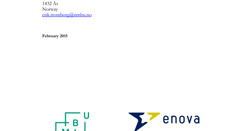 IEA Bioenergy Task 40 – Country report 2013 for Norway