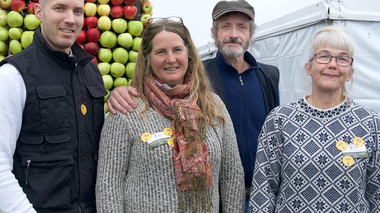 Biodlarna Martin Svensson, Ise Wenzel Hovmöller, Johan Falk och Kamilla Persson. Foto: Anna Lind Lewin.