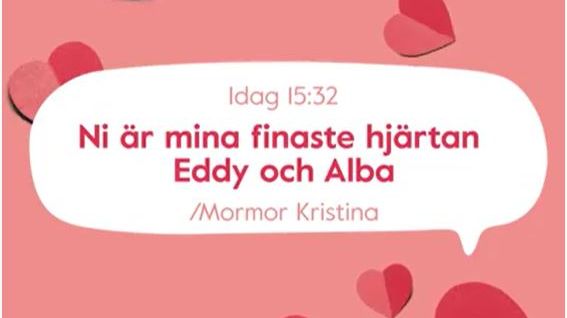 Skicka din kärlekshälsning och stöd forskningen på www.allahjärtan.se