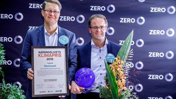 ROCKWOOL modtager klimapris i Oslo