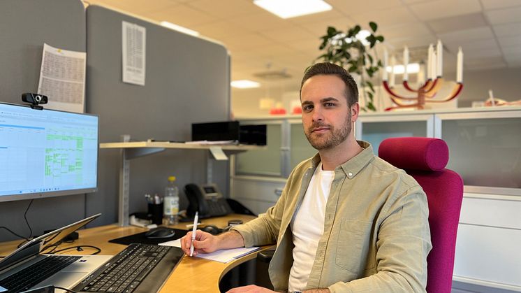 Andreas Strömbom, projektledare och säljare på Mercatus.