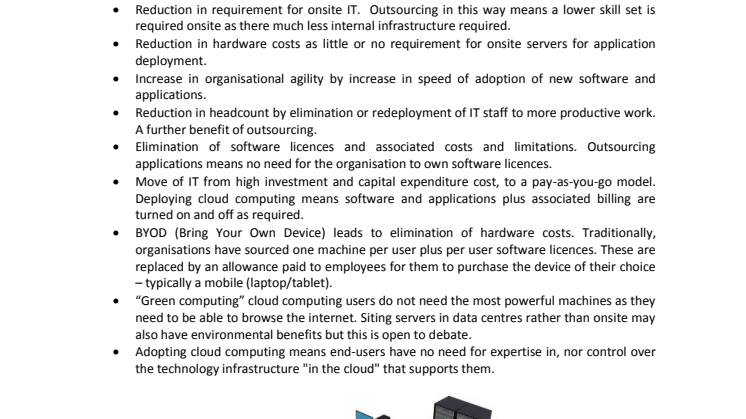 Benefits of Cloud Computing