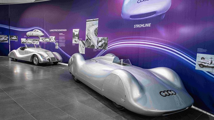 Særudstilling om aerodynamikkens historie på Audi museum