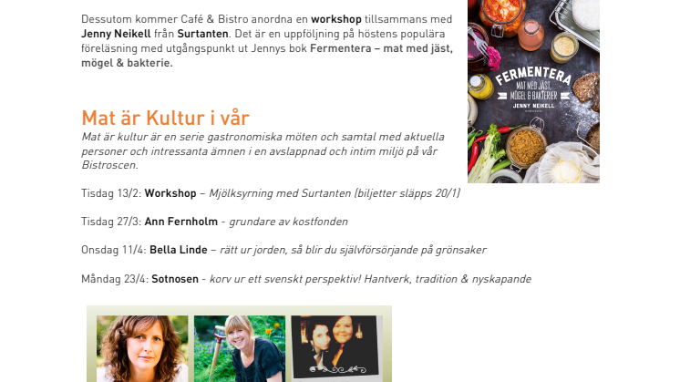 Succén fortsätter i vår!