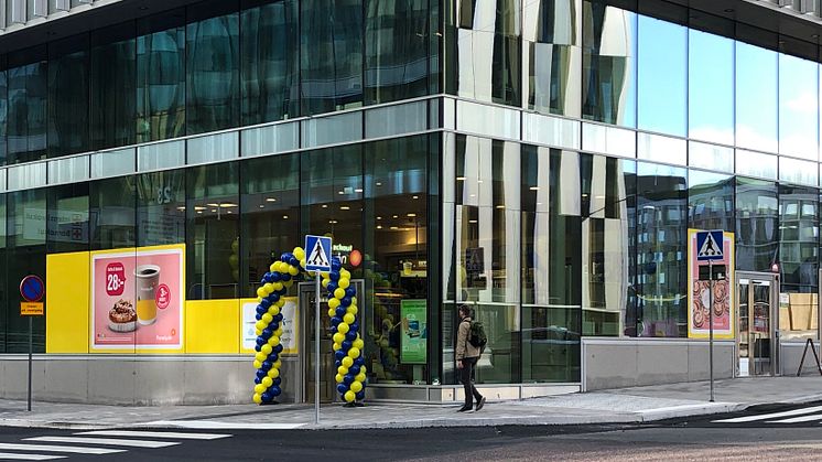 Nya Pressbyrån på Eugeniavägen 8 i Solna
