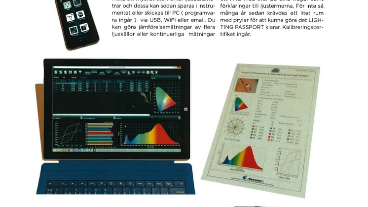 LIGHTING PASSPORT -Världens första smarta Ljusmätare/Spektrograf