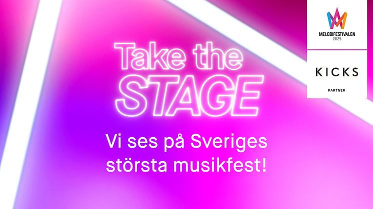 KICKS går in som partner till Melodifestivalturnén 2025