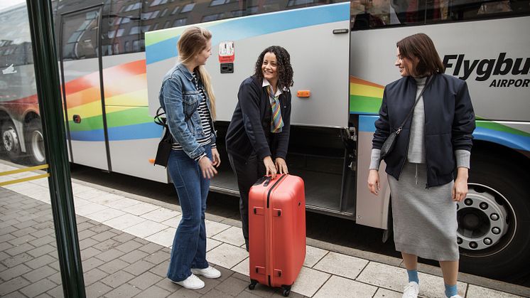 Flygbussarna har högst betyg i hela branschen när det gäller "vänlig och hjälpsam personal".
