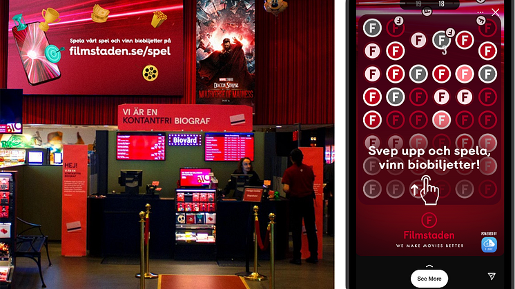 Filmstaden lanserar spel i exklusivt samarbete med Flarie