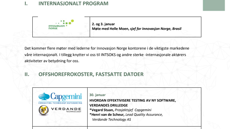 Vårprogram 2013 NCEI Offshore