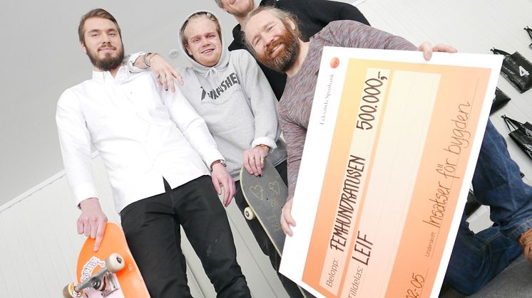 500.000 till skatepark i Leksand