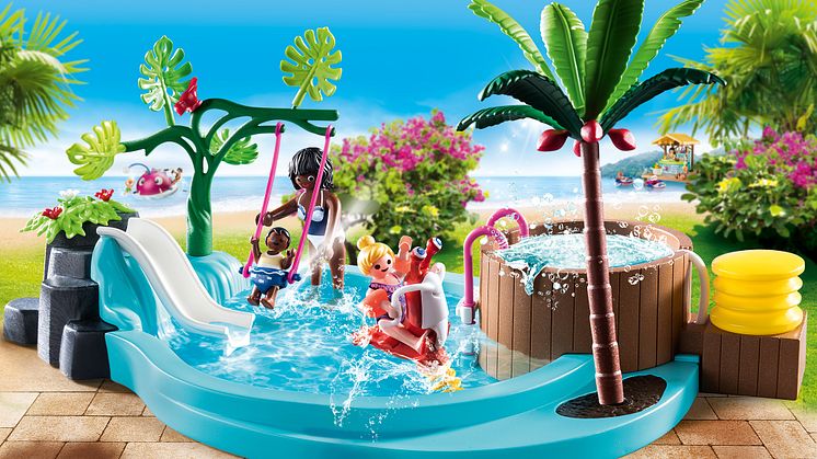  Kinderbecken mit Whirlpool (70611) von PLAYMOBIL