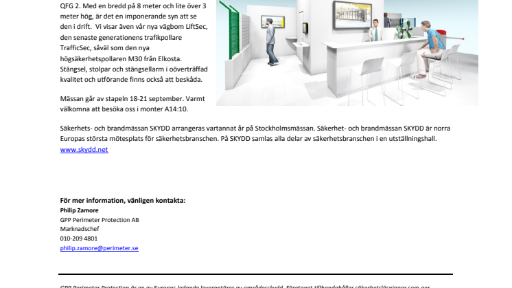 GPP Perimeter Protection ställer ut på SKYDD